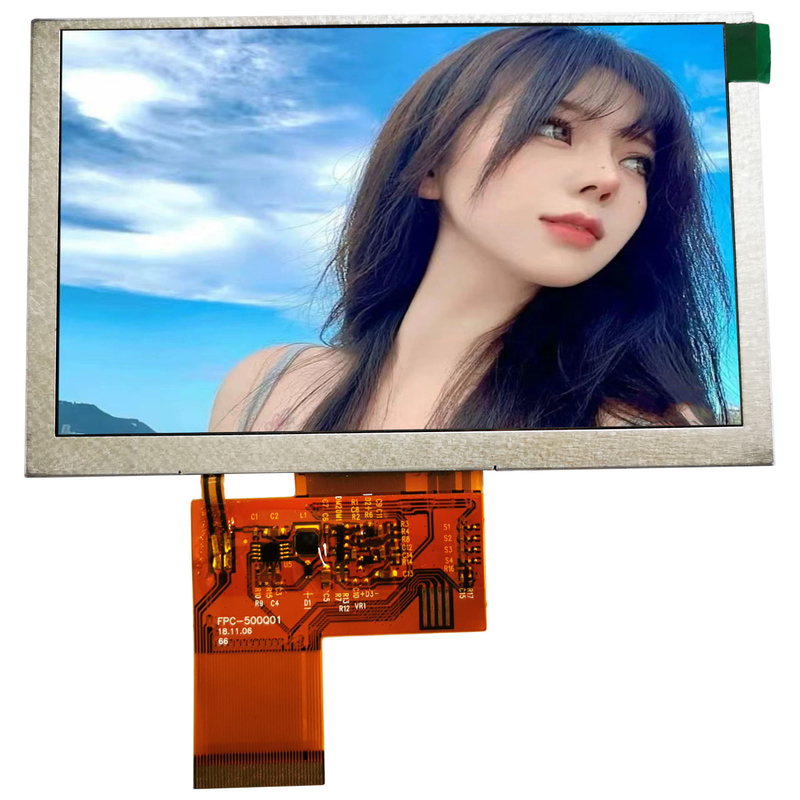 Chimei Innolux 5,0 Zoll industrielle Entschließung TFT LCDs 40pin RGB Schnittstellen-800x480